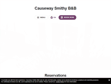Tablet Screenshot of causewaysmithybnb.com